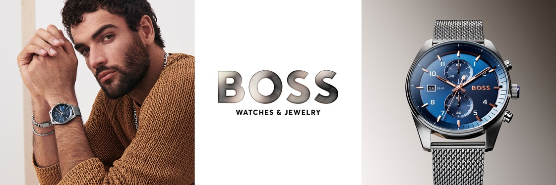 Hugo boss chain watch clearance