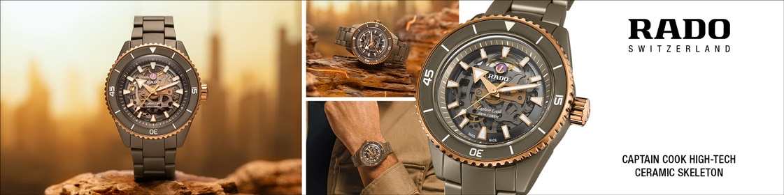 Rado Captain Cook XL High-Tech Ceramic Skeleton