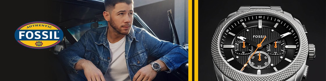 Discover Fossil men's watches