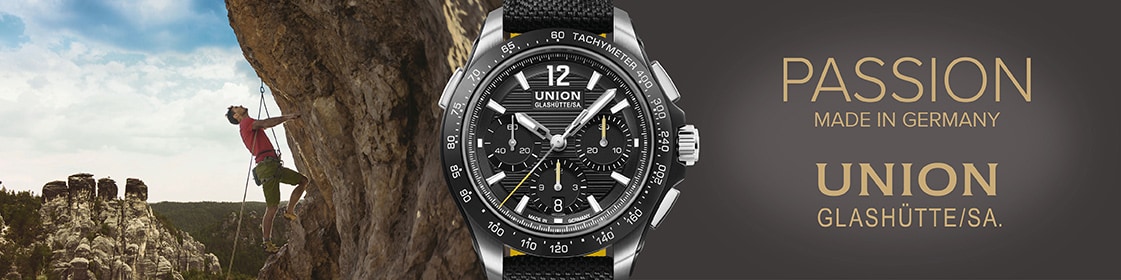 Discover the Union Glashütte men's watches