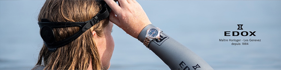 Edox Delfin Diver Date 33 Diamonds