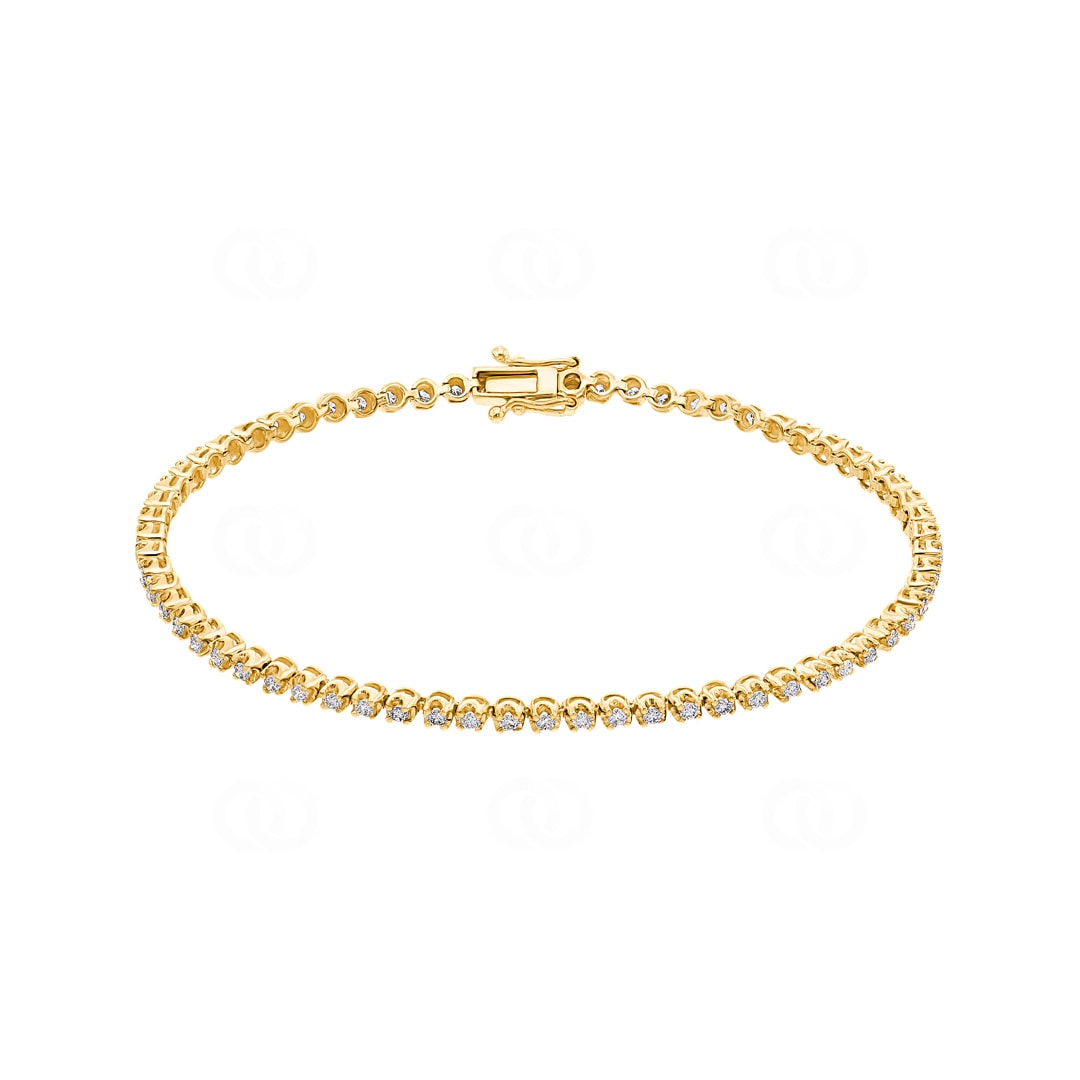 Collier ETIKA en Acier Jaune et émail Bleu - AE-C70064