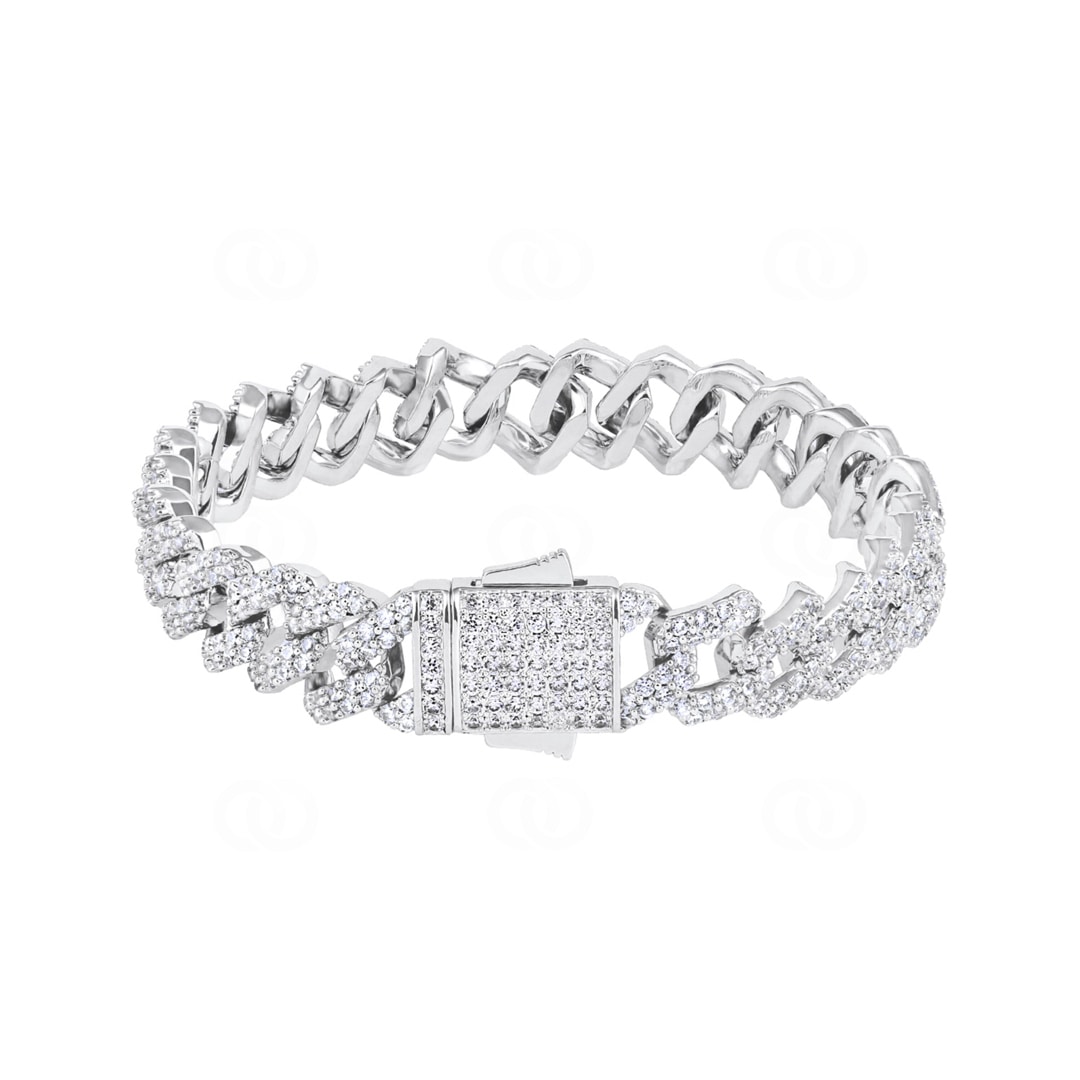 Panzerarmband Herren Stabile Kubanische Kette Für Herren, 5/9 Mm