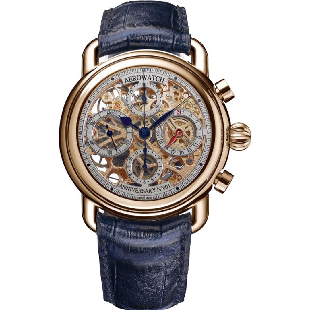 Aerowatch 1942 Automatic Chrono Skeleton Anniversary Edition A