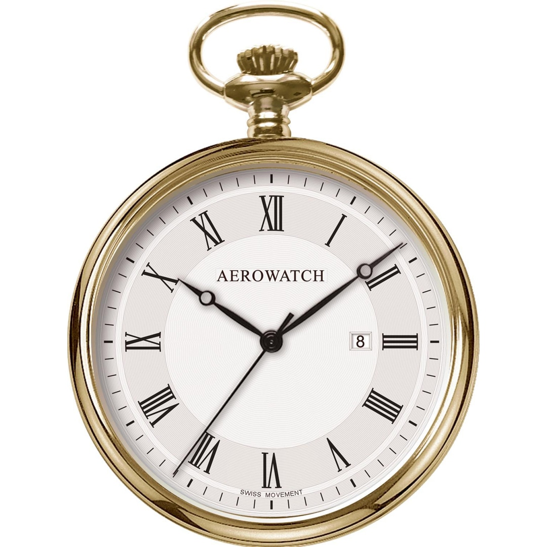 Aerowatch Taschenuhr Lépine Quartz Goldig | 45828 JA01