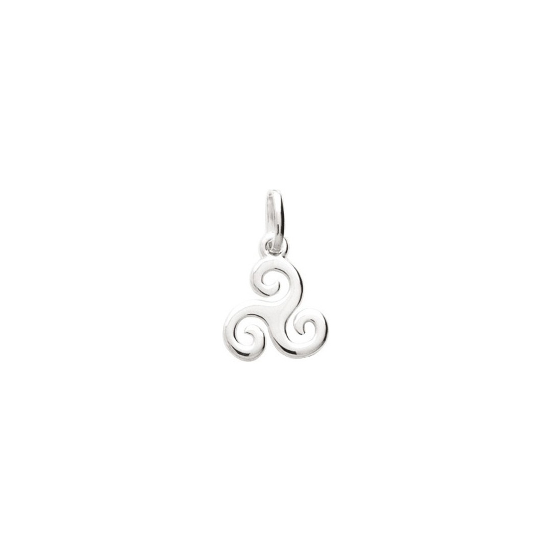 Pendentif Triskèle Breton En Argent Sterling - Occasion - Symbole Celtique