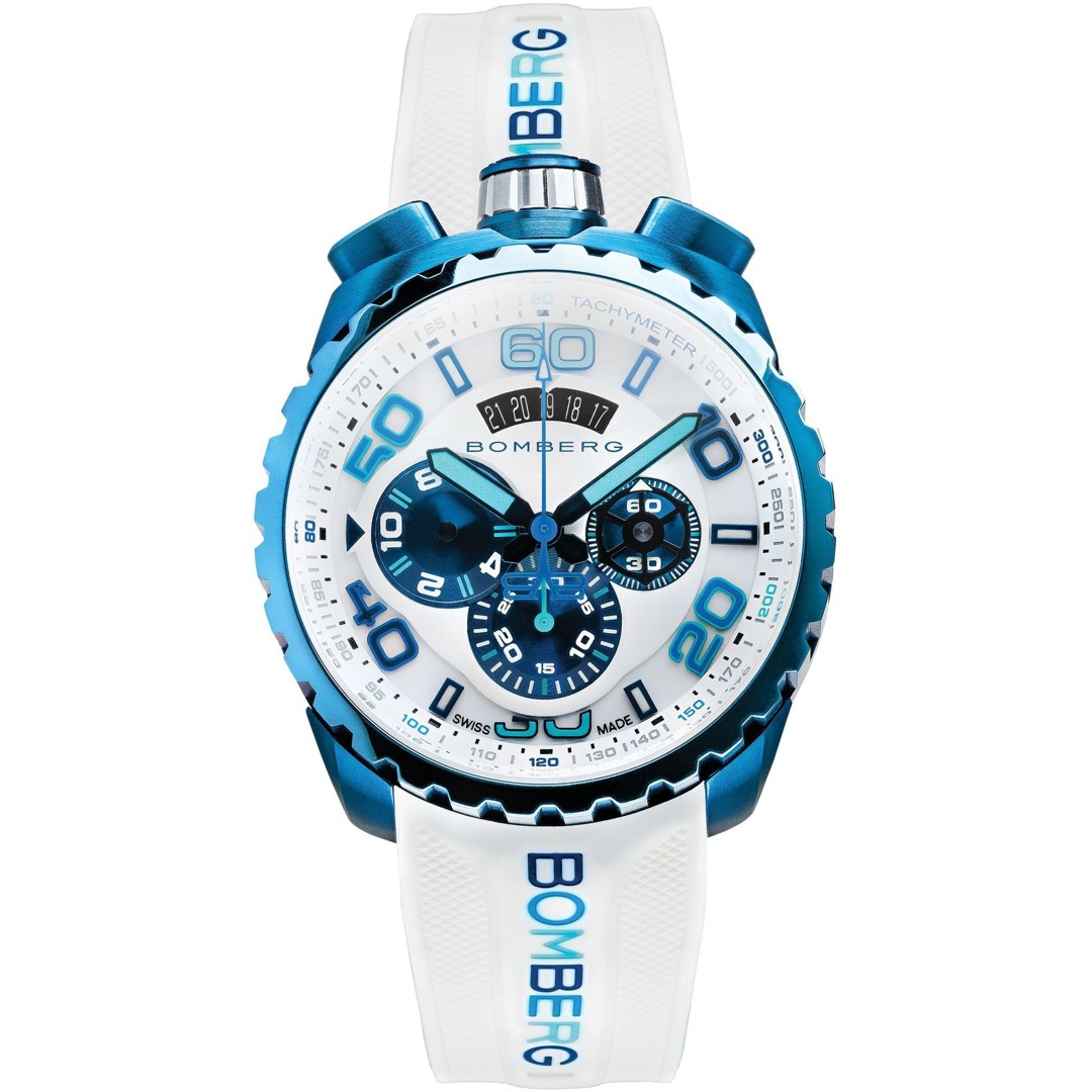 BS45CHPBL.049 2.3 Bomberg Bolt 68 Heritage Chroma II Ice Blue