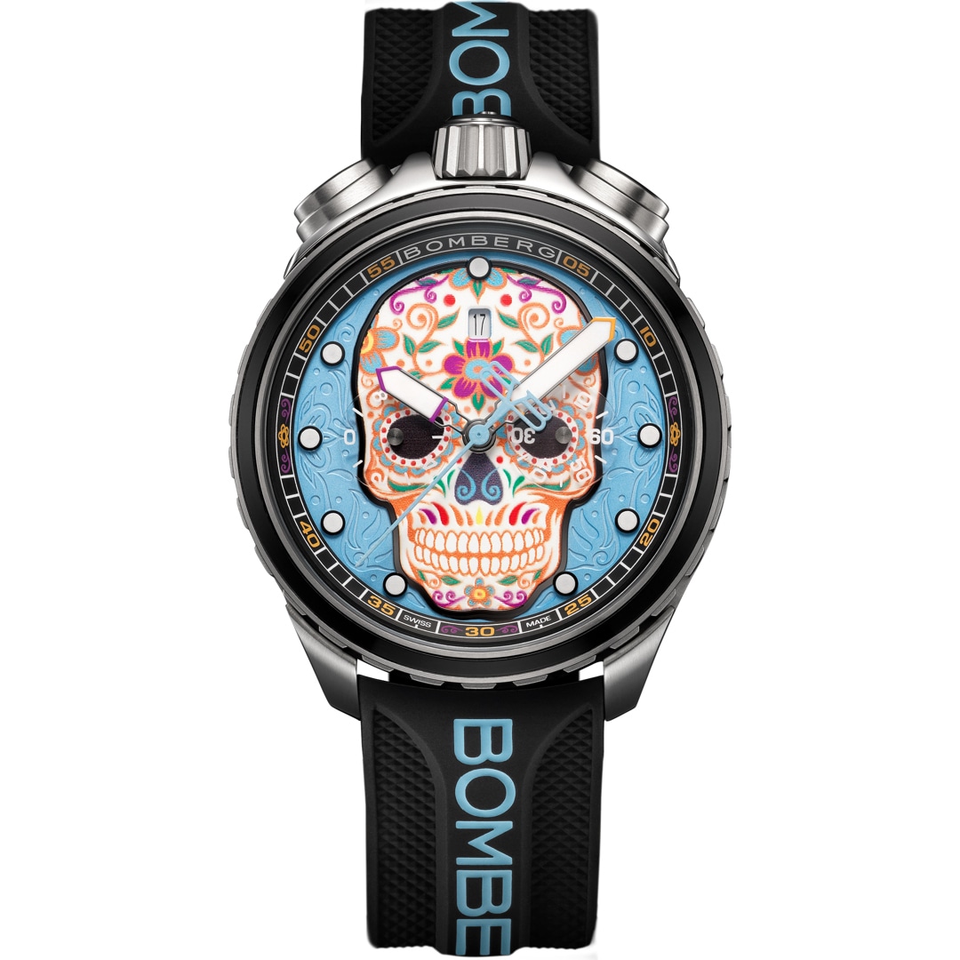 BS45CHSS.060 6.12 Bomberg Bolt 68 Heritage Sugar Skull Azul
