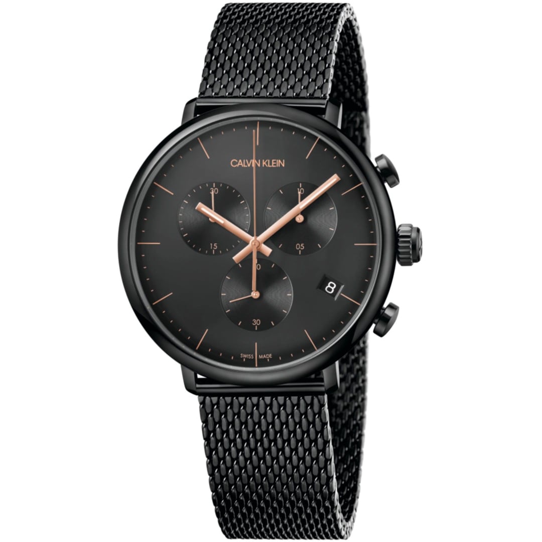 Chronograph Calvin Klein Uhren Schwarz Calvin Klein Ck High Noon