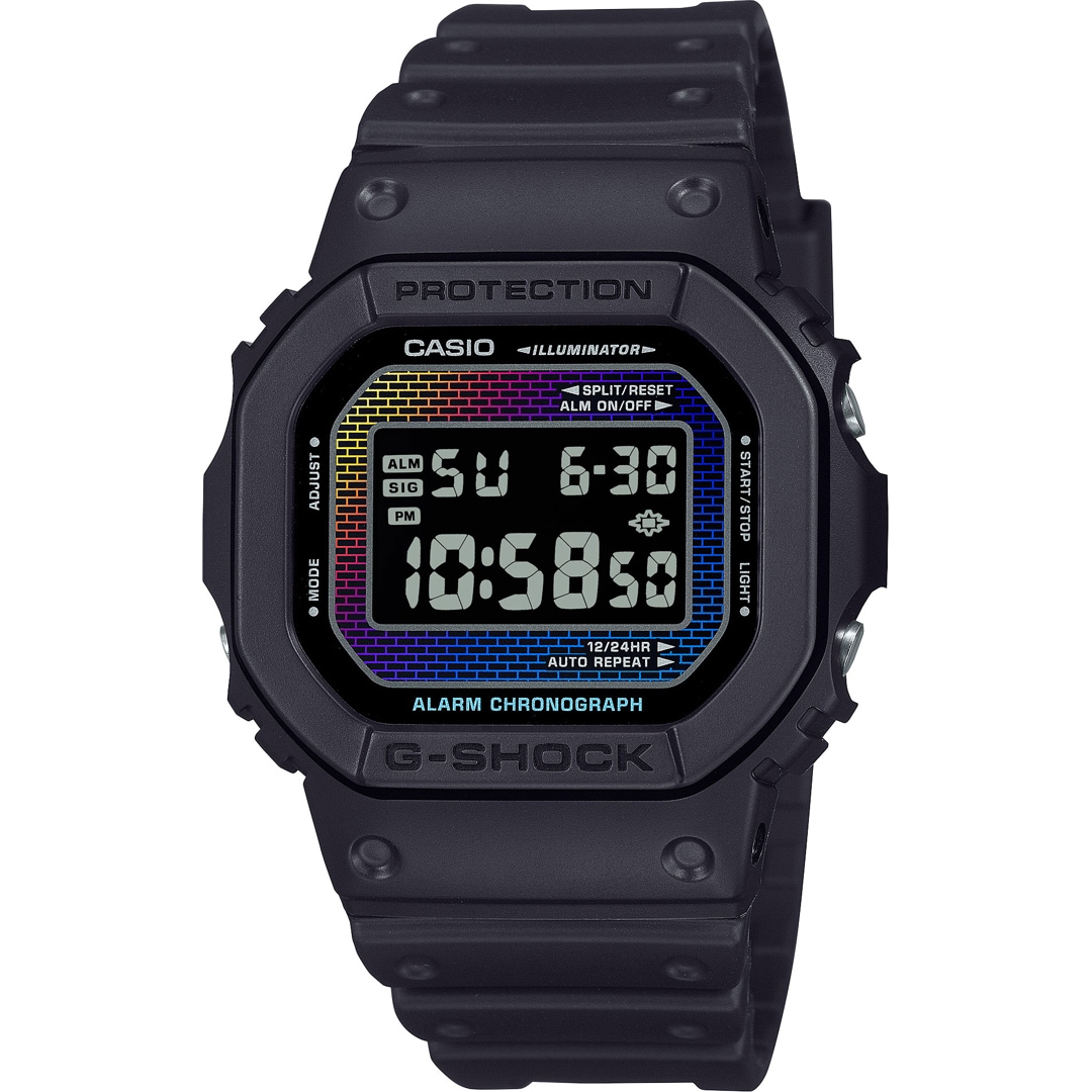 DW 5600RW 1ER Casio G Shock Origin Rainbow Brick Wall