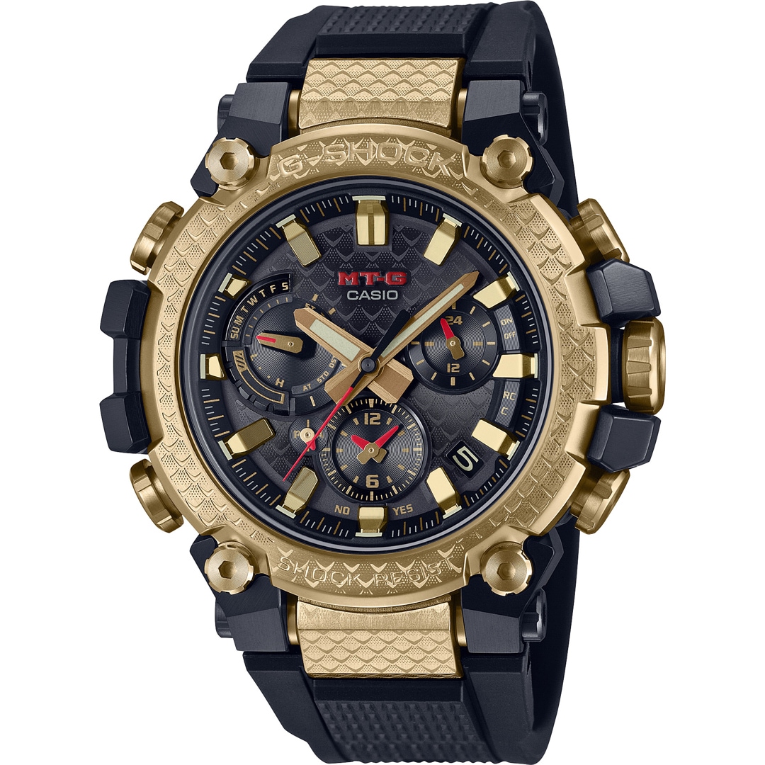Casio G Shock Premium MT G Bluetooth Solar Golden Dragon Herrenuhr MTG B3000CXD 9AER
