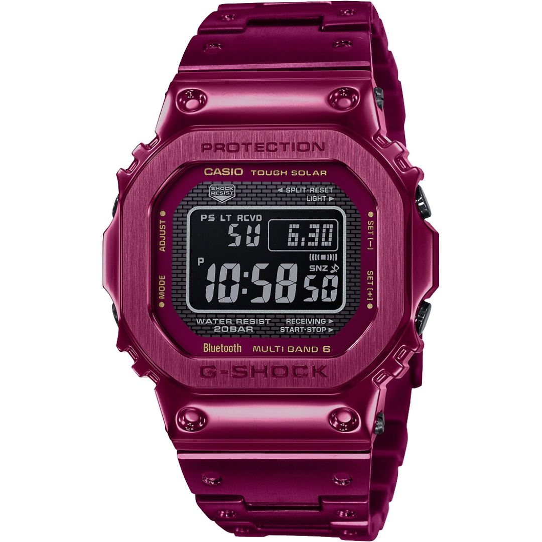 GMW-B5000RD-4ER Casio G-Shock Steel Bluetooth Bordeaux Limited