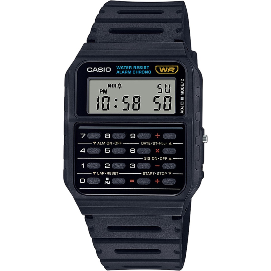 Casio Vintage Edgy Calculator unisex watch | CA-53W-1ER