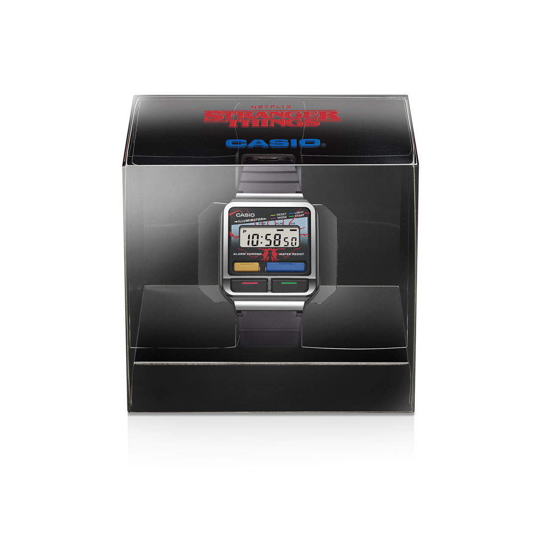 Casio A120WEST-1AER Orologio Unisex - Design Vintage Digitale Con Display LCD, Cinturino In Acciaio, Colore Argento