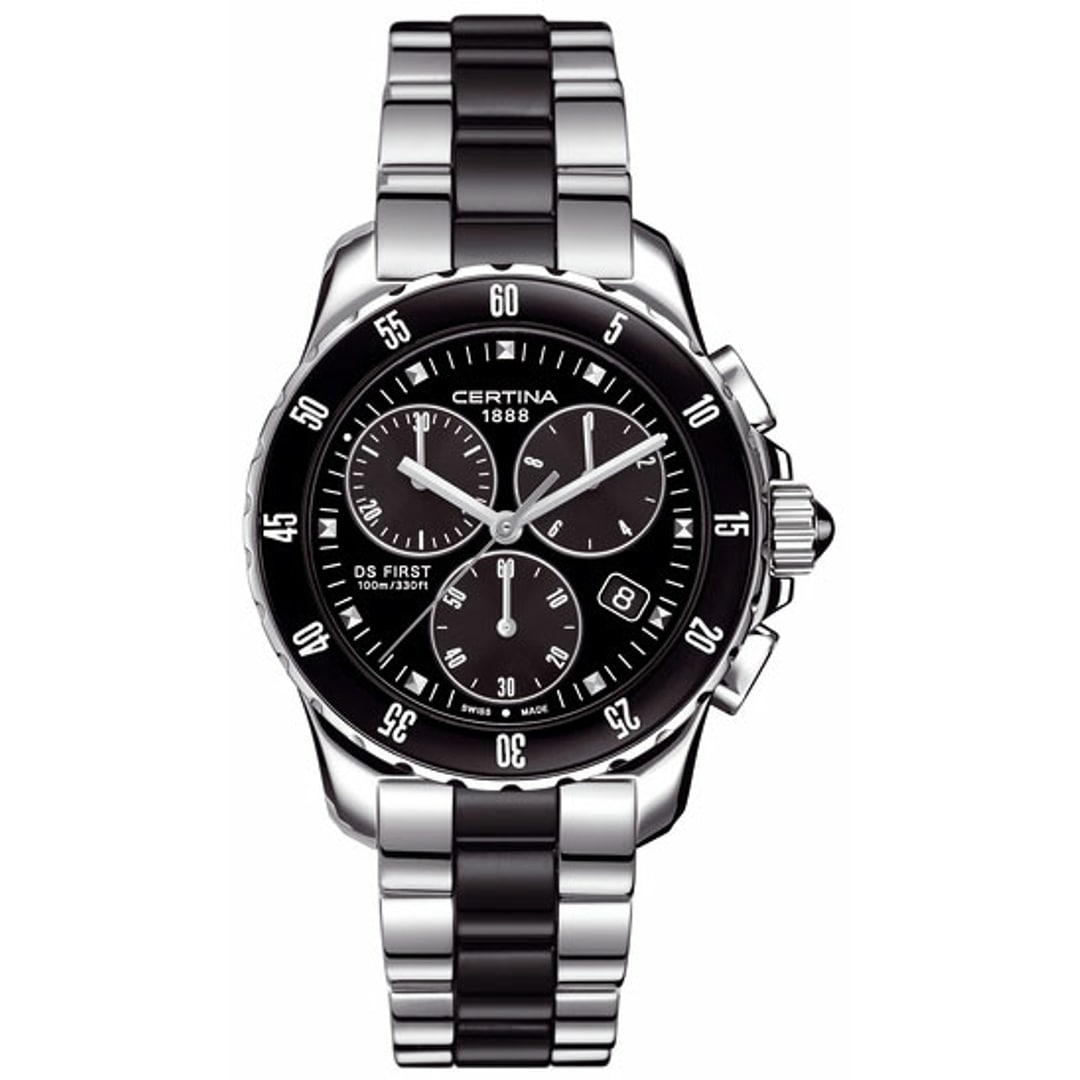 Certina ds first best sale lady ceramic chrono