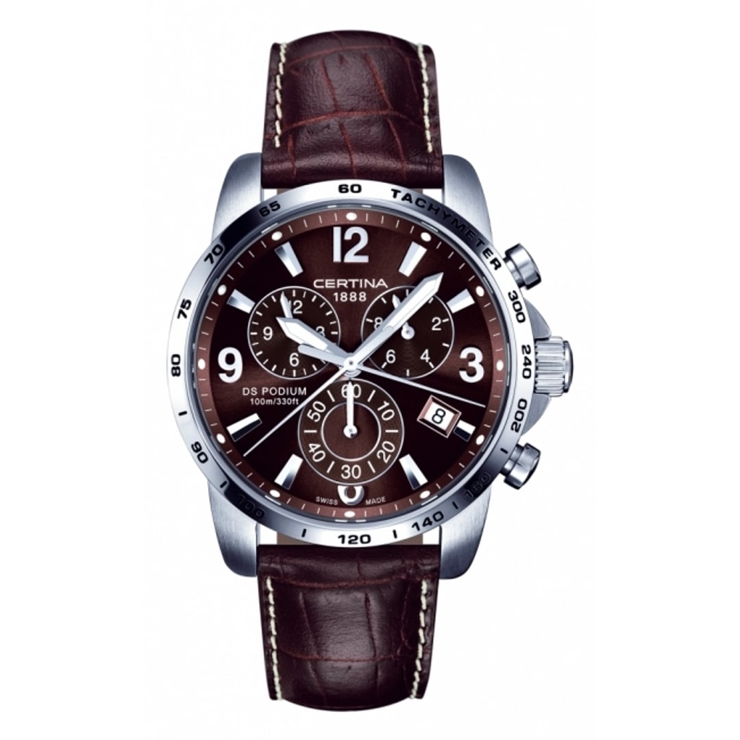 Certina Ds Podium Braun Strap Certina DS Podium Big Size Gents Watch