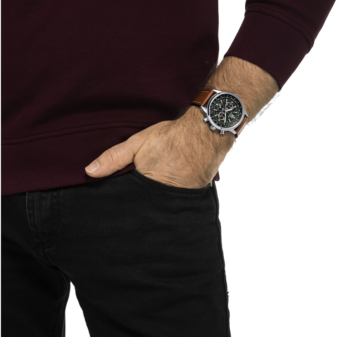 OROLOGIO DA POLSO A Citizen Eco-Drive da uomo funzionante con scatola