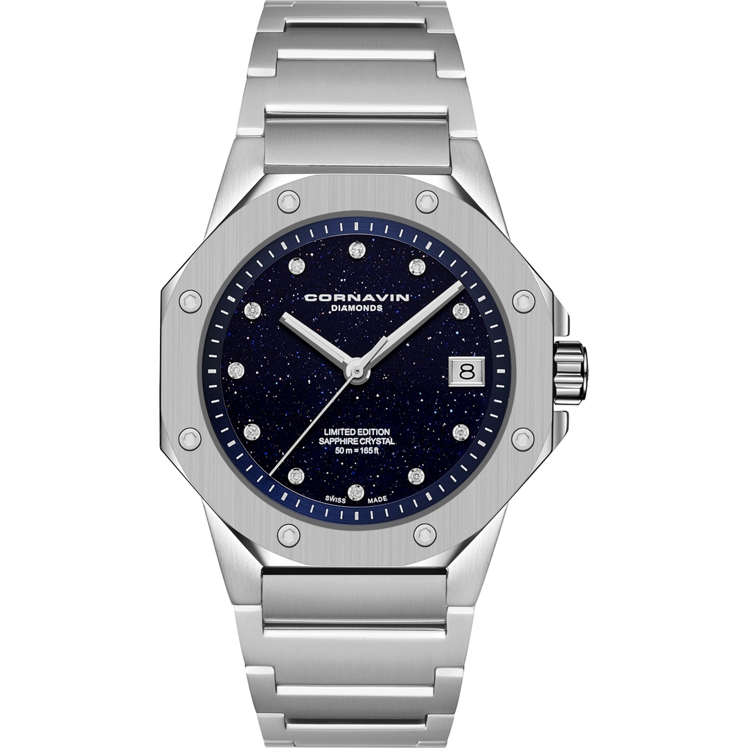 Salt Cornavin CO.SKY.08D.B | Cornavin Downtown Sky Aventurine Diamonds Limited Edition
