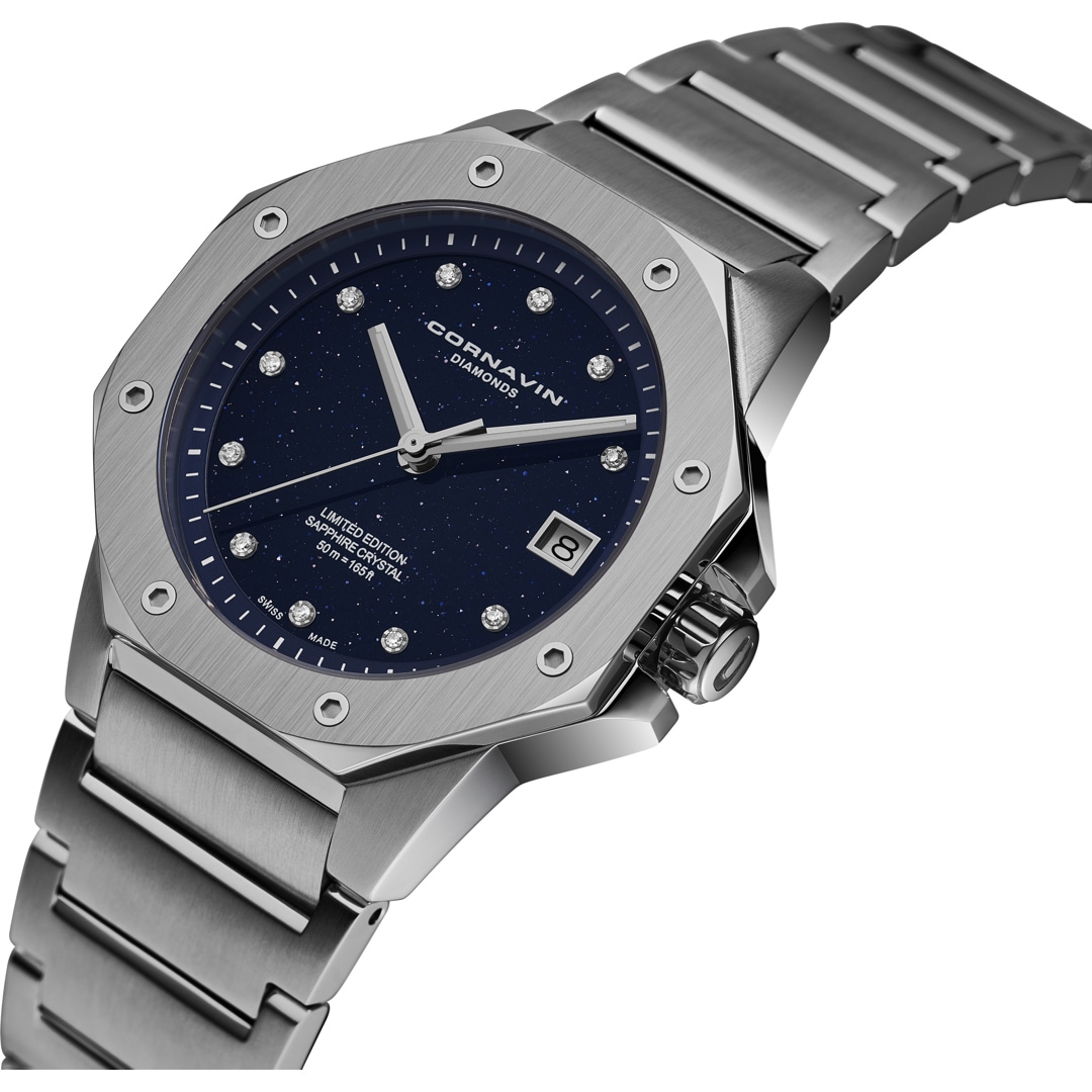 Salt Cornavin CO.SKY.08D.B | Cornavin Downtown Sky Aventurine Diamonds Limited Edition