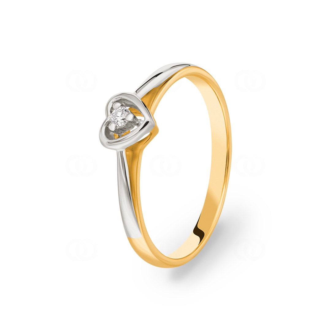Diamond Ring Stamp 750 750 Stamp 18 Karat Gold Ring 750 Ring 750