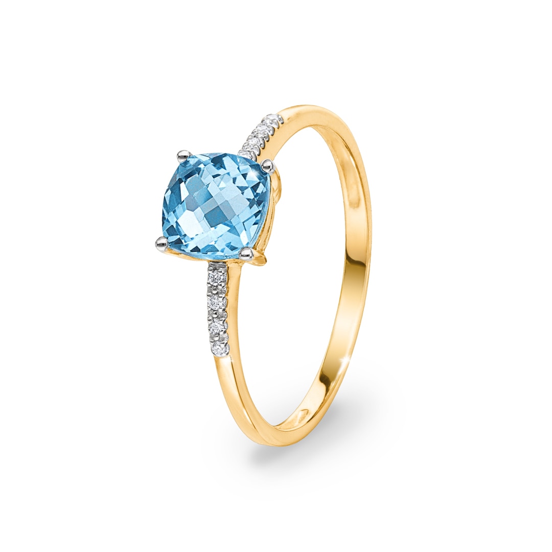 Bague avec topaze clearance