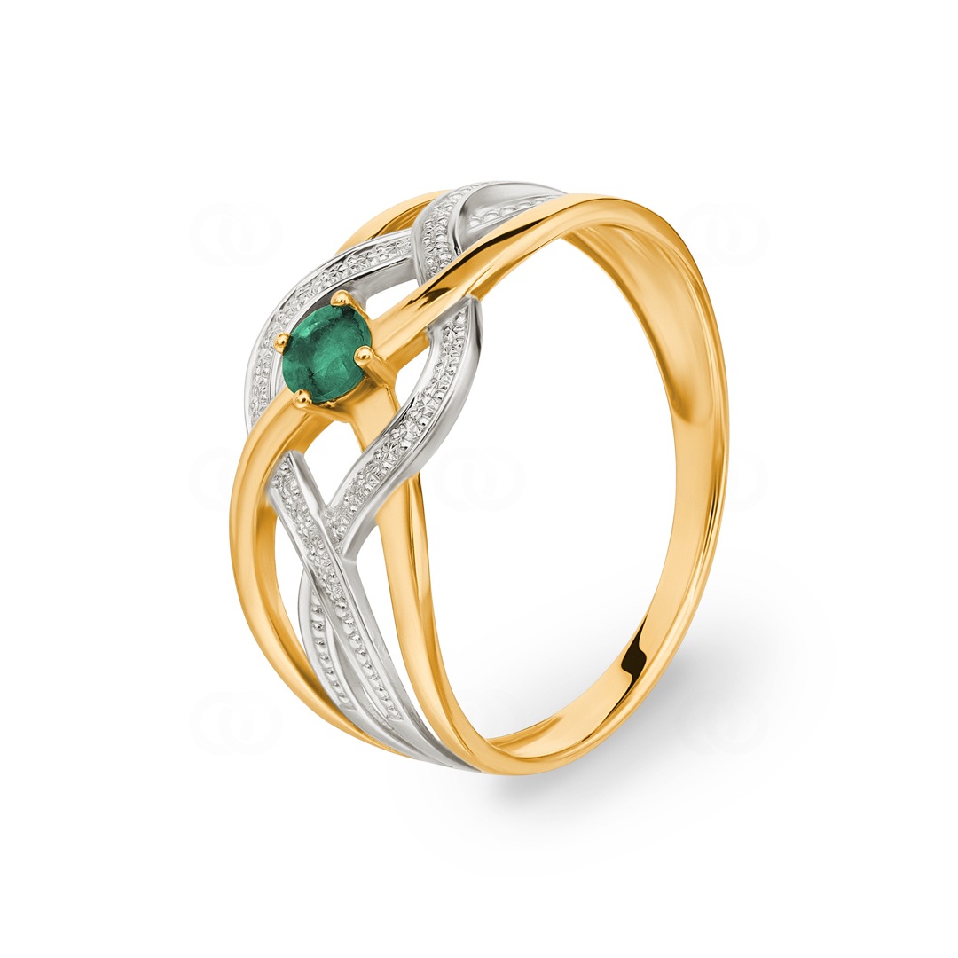 Bague en or avec emeraude deals