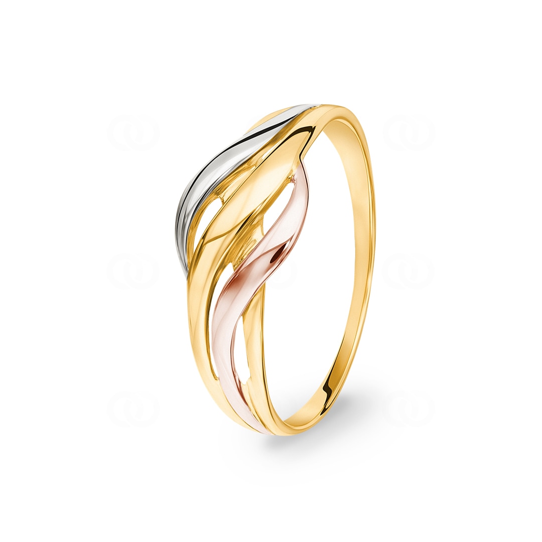 1.7062.05 Bague or tricolore 750 18 ct