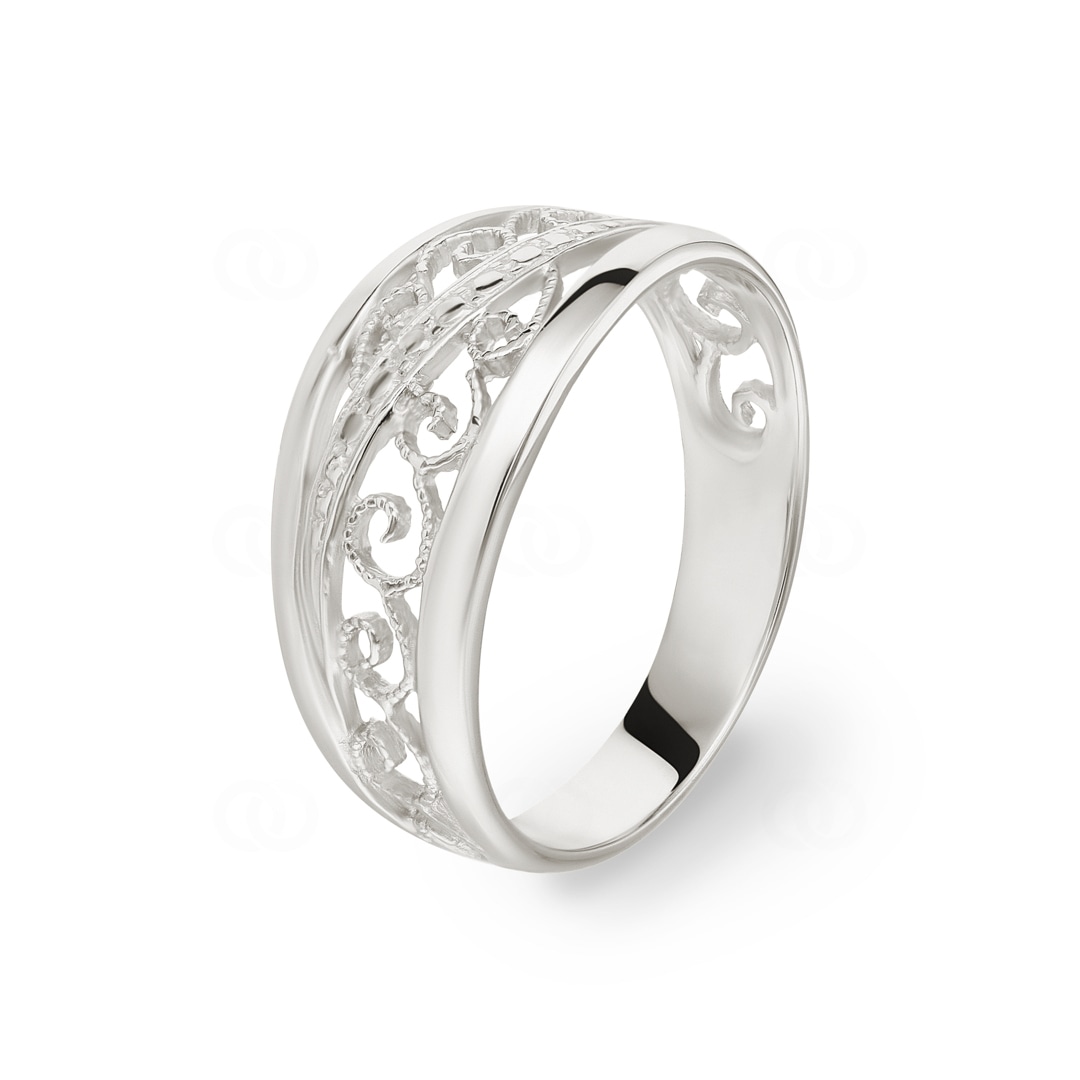 Bague pour Femme Acier Doré Main de Fatma Ornée Zirconium