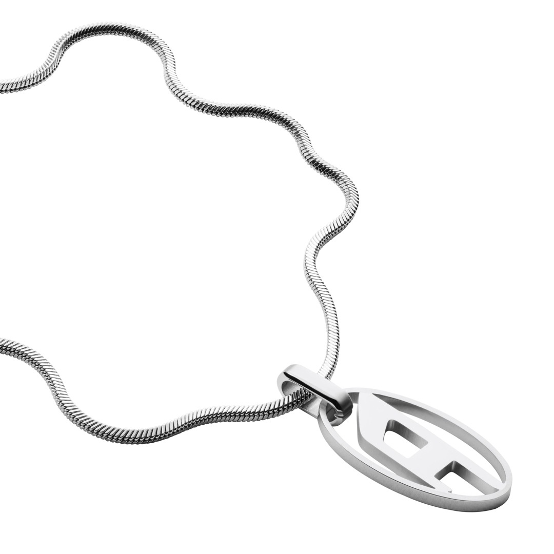 Diesel Halskette Single Pendant Steel