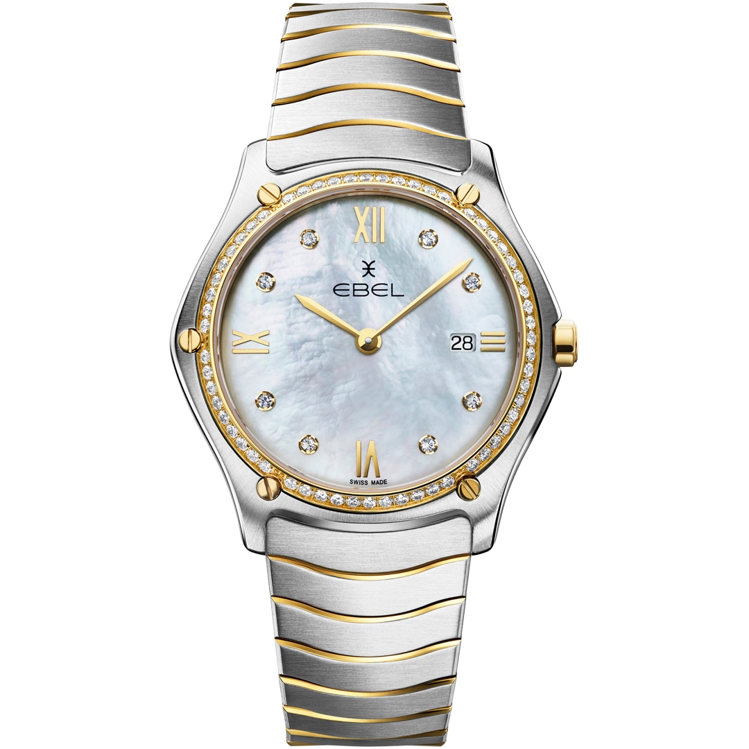 Ebel Sport Classic Lady Diamonds Bicolor Perlmutt 37mm 1216656