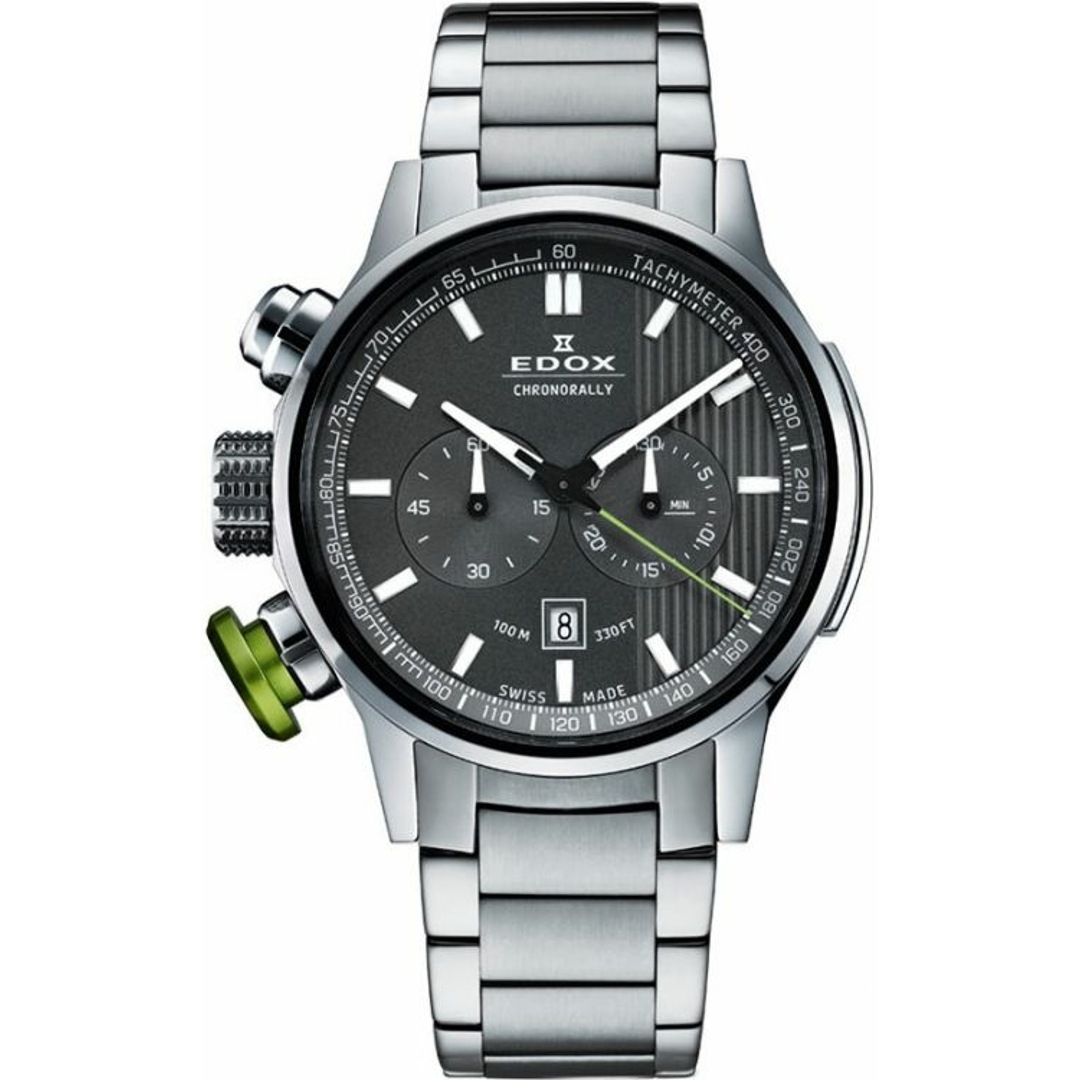 Edox Chronorally Chronograph gents watch 10302 3MV GIN