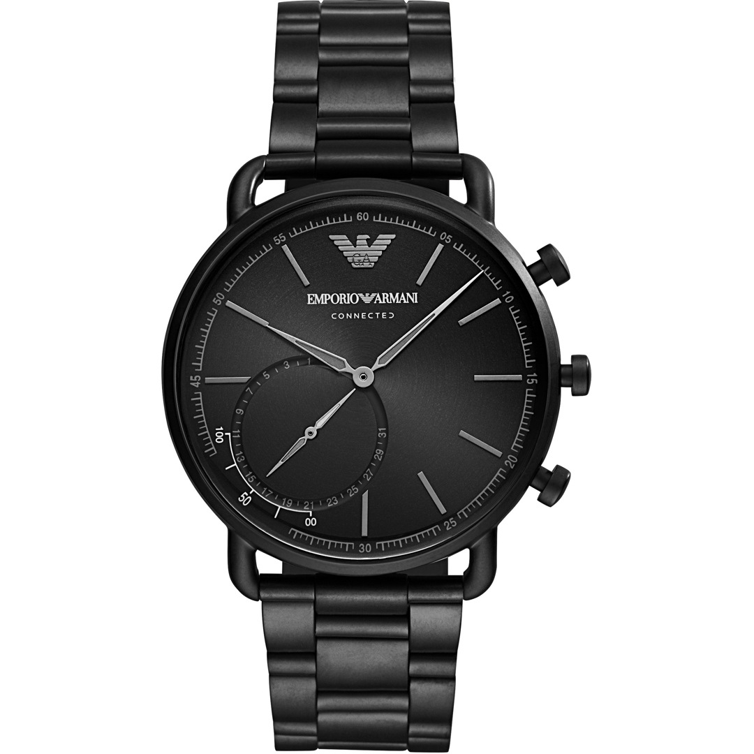 ART3031 Emporio Armani Connected Aviator Hybrid Smartwatch Black