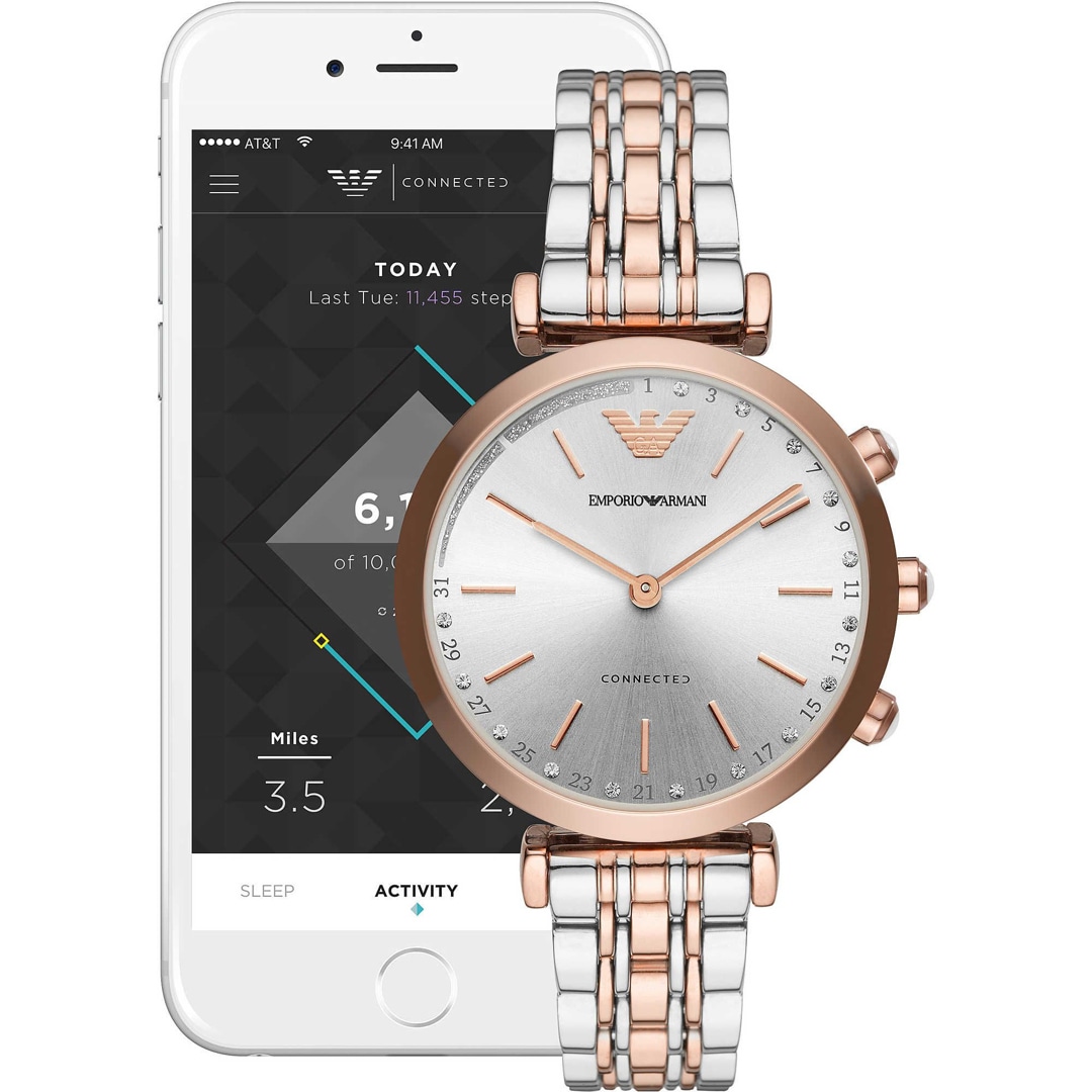 Emporio Armani Connected Gianni T Bar Hybrid Smartwatch ART3019