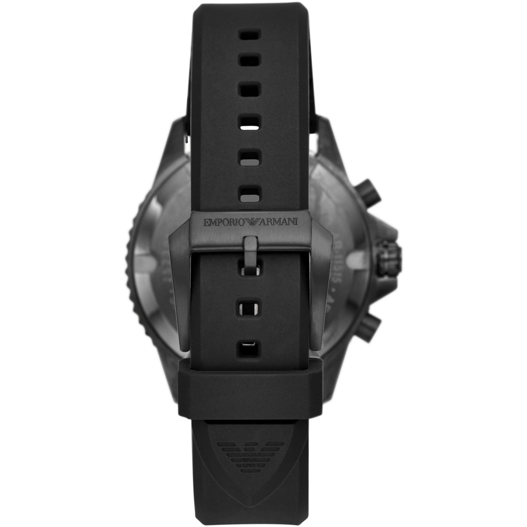 Emporio Armani Diver Chrono Schwarz / Anthrazit | AR11515