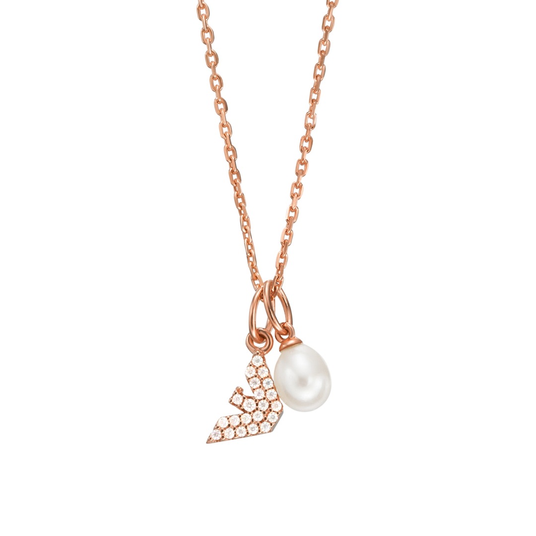 Emporio Armani Necklace Core Extensions Tiny Shiny Logo Rose ladies  jewellery EG3573221