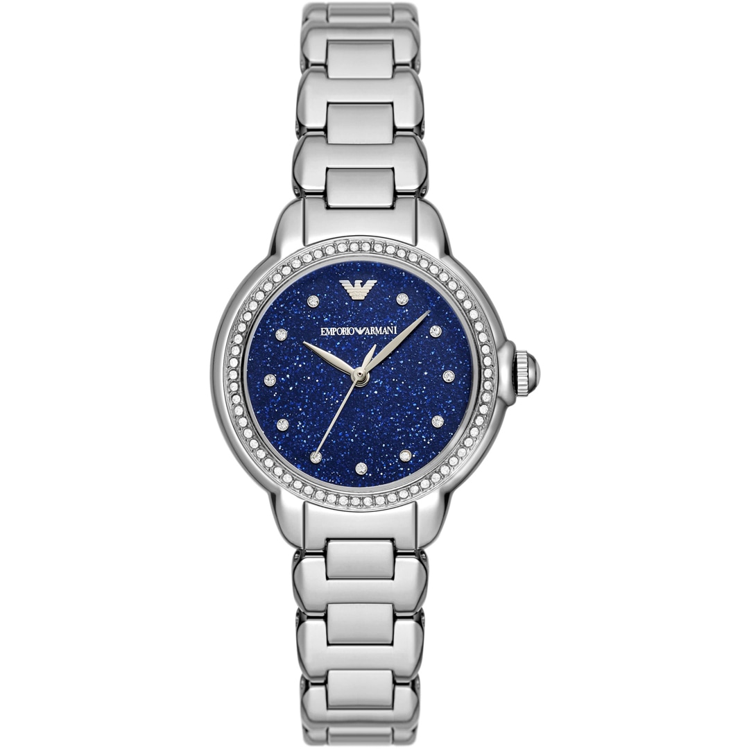 Emporio Armani Mia Silbrig Blau AR11630