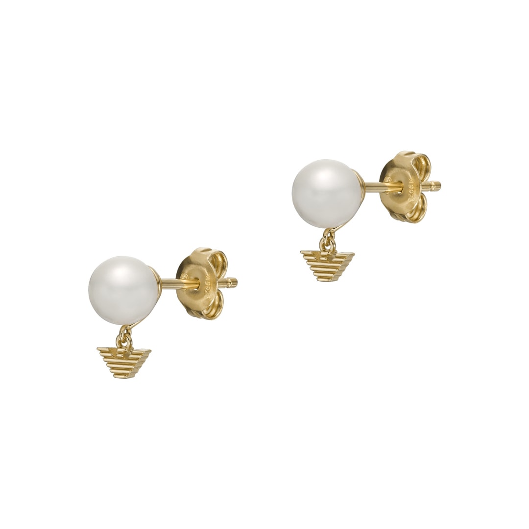 EG3583710 Emporio Armani Earrings Eagle Logo Pearl