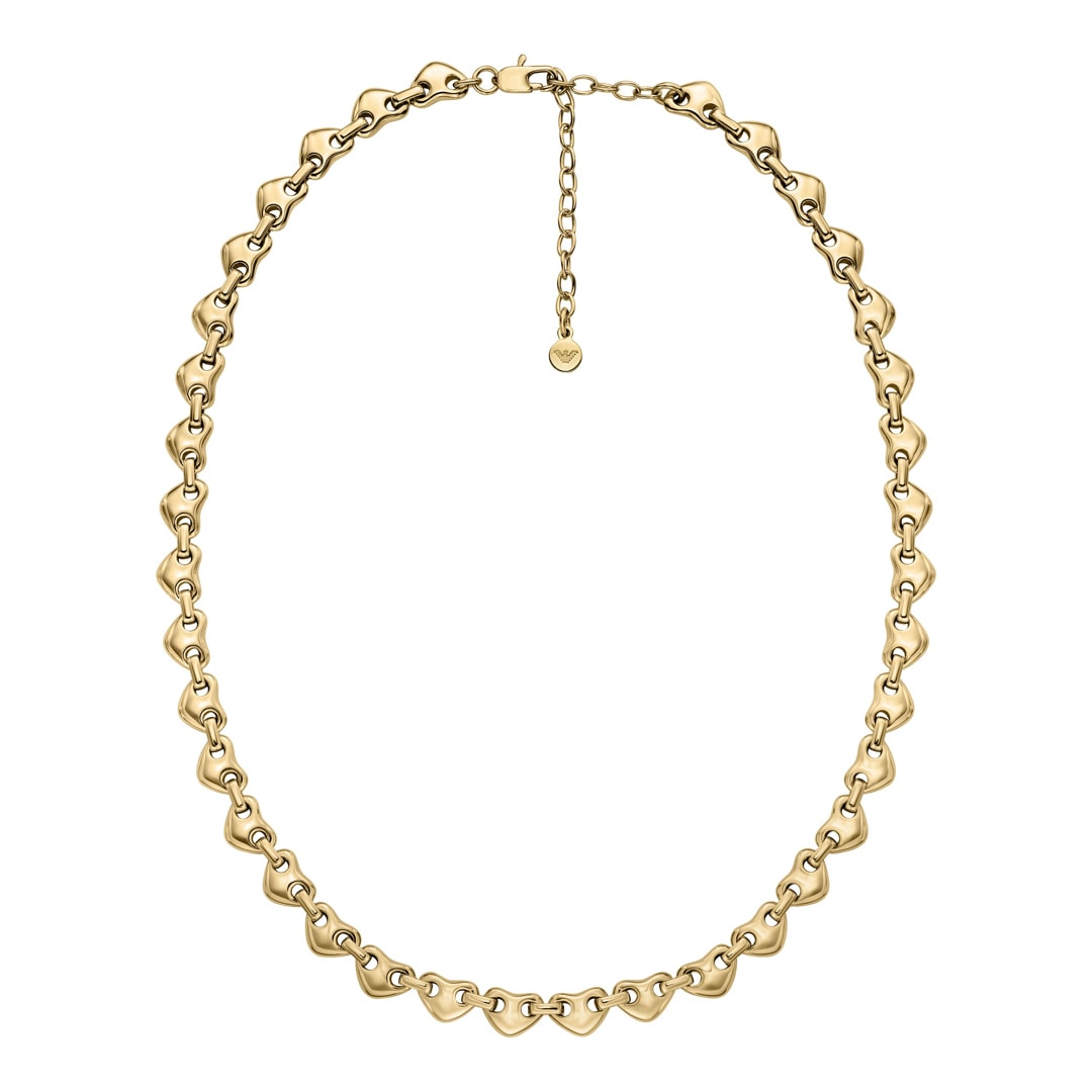Collier En Or 18 Carats Avec Trilogie De Diamants - 0,23 Carat, 4,05 Grammes, Occasion