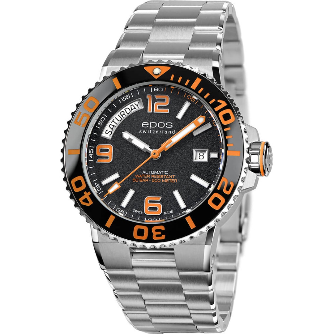 3441.142.99.92.30 Epos Sport 3441 Diver Automatic Day Date