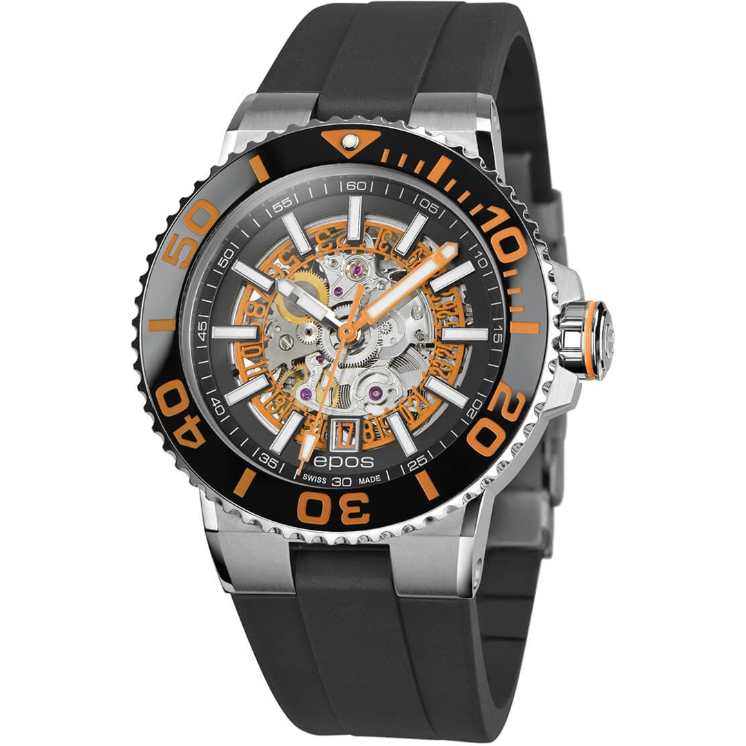 Epos skeleton watch shop