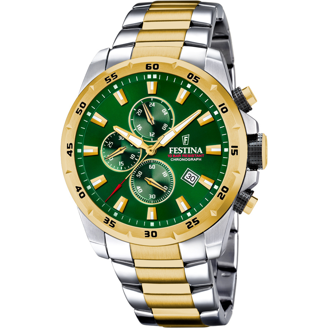 F20562 3 Festina Chrono Sport Two tone Green