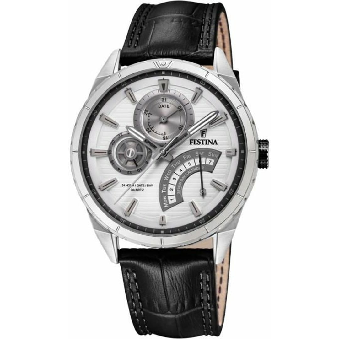 Festina Classic Retrograde Day Date gents watch F16986 1