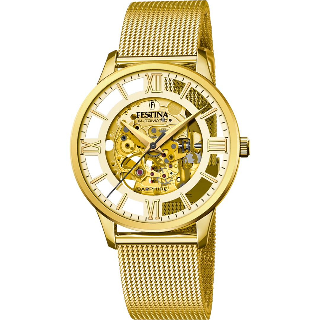 Festina skeleton watch clearance