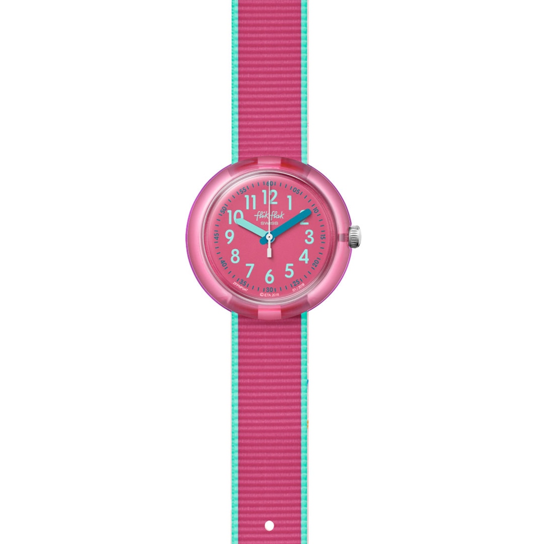 Flik Flak Creative Manifesto Color Blast Pink Montre enfants ZFPNP047