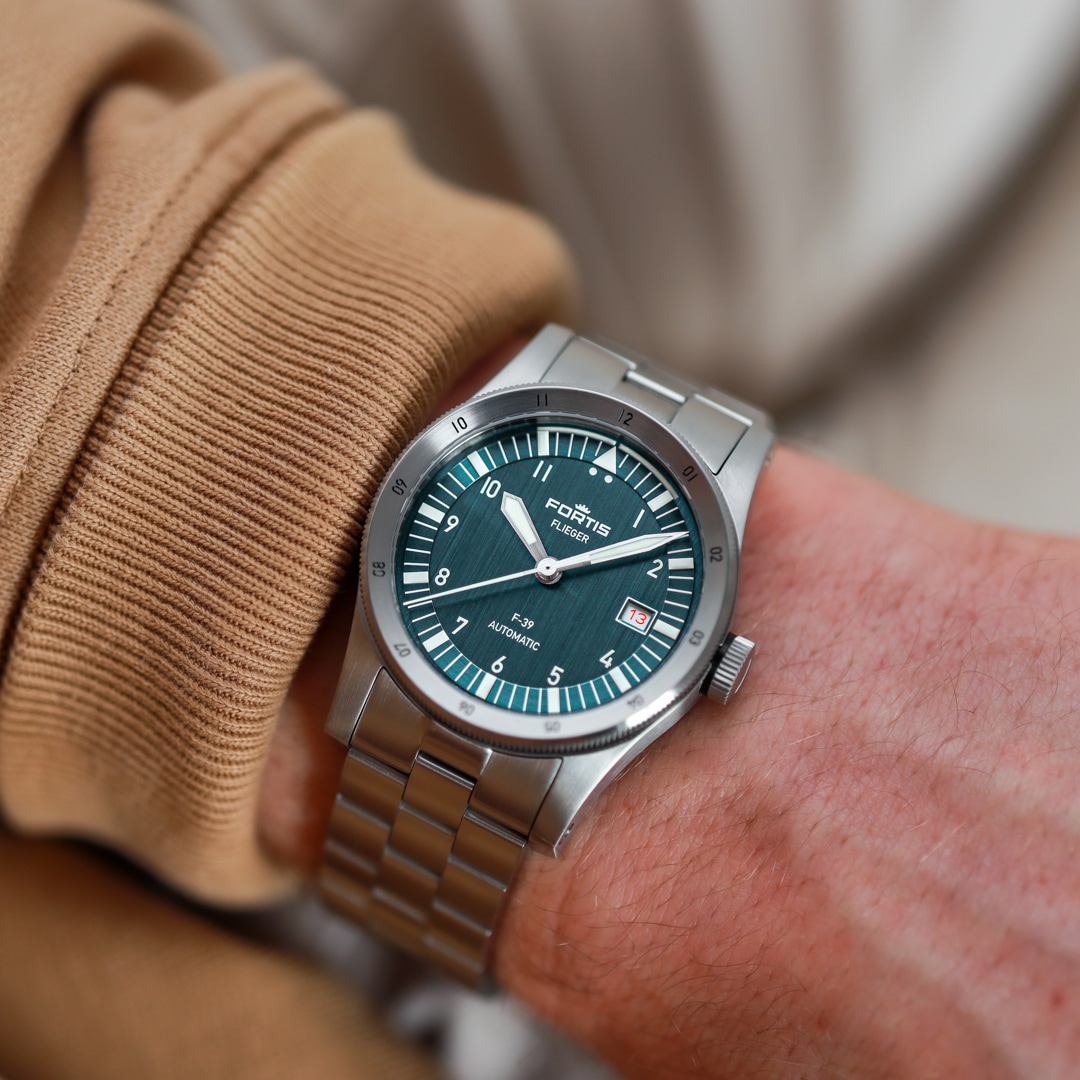 F4220019 Fortis Flieger F 39 Automatique Petrol