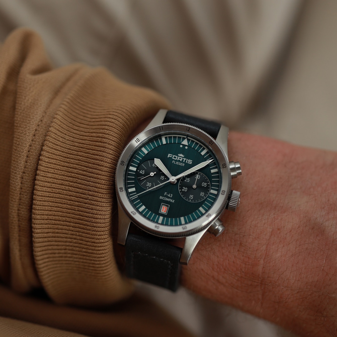 F4240009 Fortis Flieger F-43 Bicompax Petrol