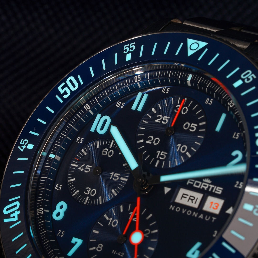 Fortis Novonaut N42 Cobalt Blue F2040012