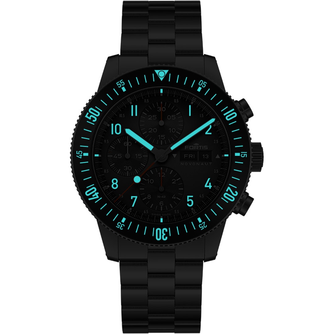 Phantom Watch Kobold Phantom Black Ops F2040008 Fortis Novonaut N - Main Image