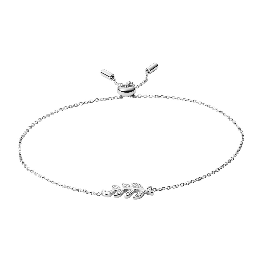 Fossil sterling silver bracelet best sale