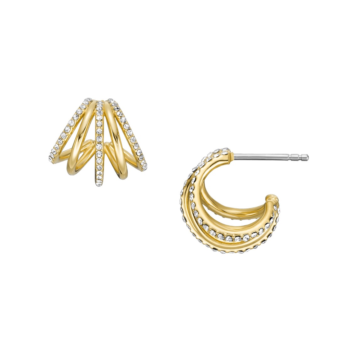 JF04331710 | Fossil Clous d'oreilles All Stacked Up Doré JF04331710 | Fossil Clous d'oreilles All Stacked Up Doré